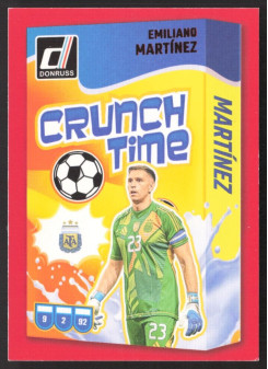 Emiliano Martinez, Kartička, Panini Donruss Soccer 2024-25, Red
