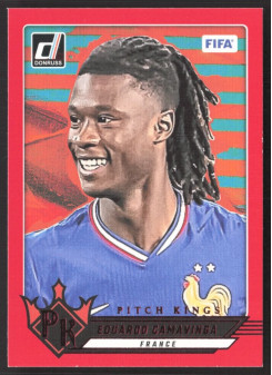Eduardo Camavinga, Kartička, Panini Donruss Soccer 2024-25, Red