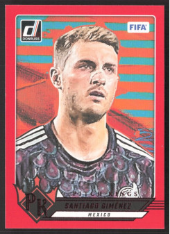 Santiago Gimenez, Kartička, Panini Donruss Soccer 2024-25, Red