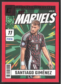 Santiago Gimenez, Kartička, Panini Donruss Soccer 2024-25, Red