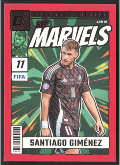 Santiago Gimenez, Kartička, Panini Donruss Soccer 2024-25, Red
