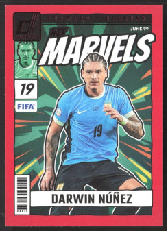 Darwin Nunez, Kartička, Panini Donruss Soccer 2024-25, Red