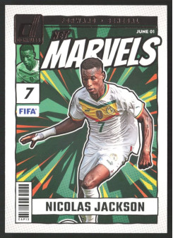 Nicolas Jackson, Kartička, Panini Donruss Soccer 2024-25, INSERT