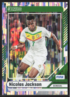 Nicolas Jackson, Kartička, Panini Donruss Soccer 2024-25, Silver