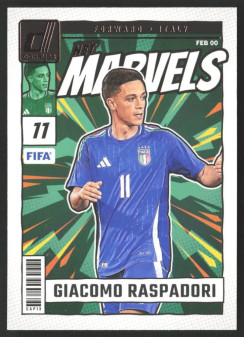 Giacomo Raspadori, Kartička, Panini Donruss Soccer 2024-25, INSERT