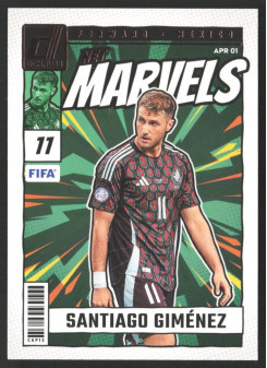 Santiago Gimenez, Kartička, Panini Donruss Soccer 2024-25, INSERT