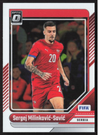 Sergej Milinkovic-Savic, Kartička, Panini Donruss Soccer 2024-25, Optic