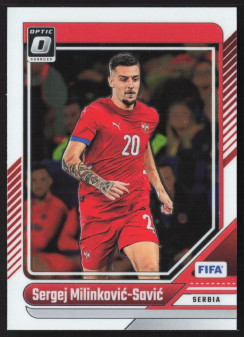 Sergej Milinkovic-Savic, Kartička, Panini Donruss Soccer 2024-25, Optic