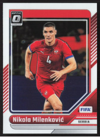 Nikola Milenkovic, Kartička, Panini Donruss Soccer 2024-25, Optic