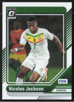 Nicolas Jackson, Kartička, Panini Donruss Soccer 2024-25, Optic