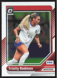 Trinity Rodman, Kartička, Panini Donruss Soccer 2024-25, Optic