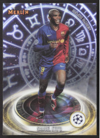 Samuel Eto'o, Kartička, Topps Merlin Chrome UEFA Club Competitions 2023-24, INSERT