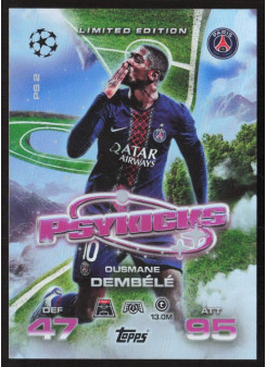 Ousmane Dembélé, Kartička, 2025-26 Topps Match Attax EXTRA UEFA Champions League, INSERT
