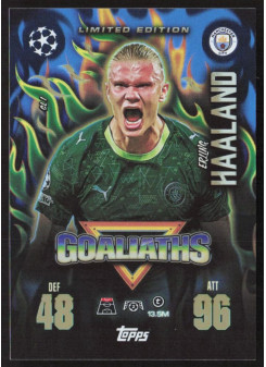 Erling Haaland, Kartička, 2025-26 Topps Match Attax EXTRA UEFA Champions League, INSERT