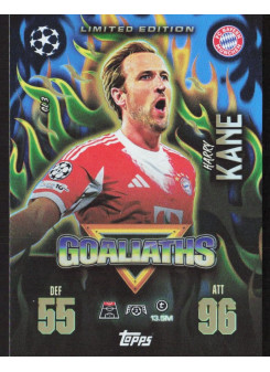 Harry Kane, Kartička, 2025-26 Topps Match Attax EXTRA UEFA Champions League, INSERT