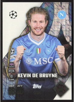 Kevin De Bruyne, Kartička, 2025-26 Topps Match Attax EXTRA UEFA Champions League, INSERT