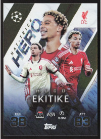 Hugo Ekitike, Kartička, 2025-26 Topps Match Attax EXTRA UEFA Champions League, INSERT