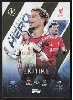 Hugo Ekitike, Kartička, 2025-26 Topps Match Attax EXTRA UEFA Champions League, INSERT