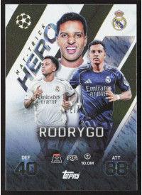 Rodrygo, Kartička, 2025-26 Topps Match Attax EXTRA UEFA Champions League, INSERT
