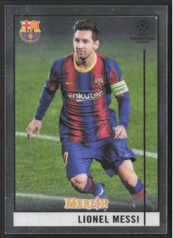 Lionel Messi, Kartička, Topps Merlin Chrome UEFA Club Competitions 2020-2021, BASE