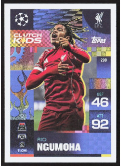 Rio Ngumoha, Kartička, 2025-26 Topps Match Attax EXTRA UEFA Champions League, INSERT