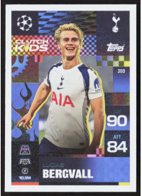 Lucas Bergvall, Kartička, 2025-26 Topps Match Attax EXTRA UEFA Champions League, INSERT