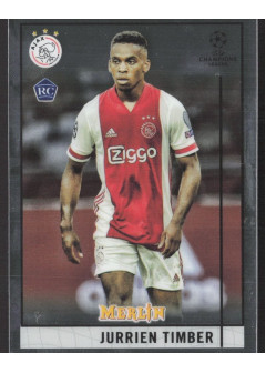 Jurrien Timber, Kartička, Topps Merlin Chrome UEFA Club Competitions 2020-2021, BASE