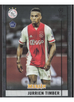 Jurrien Timber, Kartička, Topps Merlin Chrome UEFA Club Competitions 2020-2021, BASE