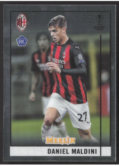 Daniel Maldini, Kartička, Topps Merlin Chrome UEFA Club Competitions 2020-2021, BASE