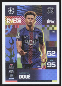 Desire Doue, Kartička, 2025-26 Topps Match Attax EXTRA UEFA Champions League, INSERT