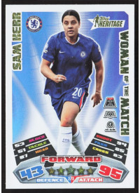 Sam Kerr, Kartička, 2025-26 Topps Match Attax EXTRA UEFA Champions League, INSERT