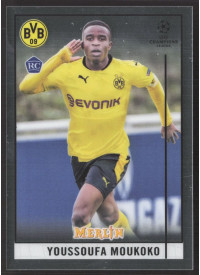 Youssoufa Moukoko, Kartička, Topps Merlin Chrome UEFA Club Competitions 2020-2021, BASE