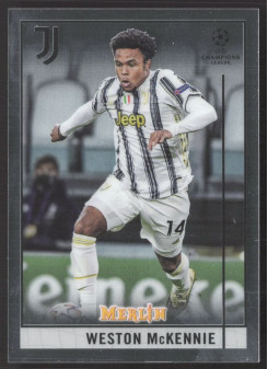 Weston McKennie, Kartička, Topps Merlin Chrome UEFA Club Competitions 2020-2021, BASE