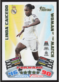 Linda Caicedo, Kartička, 2025-26 Topps Match Attax EXTRA UEFA Champions League, INSERT