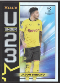 Jadon Sancho, Kartička, Topps Merlin Chrome UEFA Club Competitions 2020-2021, INSERT