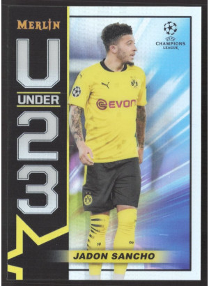 Jadon Sancho, Card, Topps Merlin Chrome UEFA Club Competitions 2020-2021, INSERT
