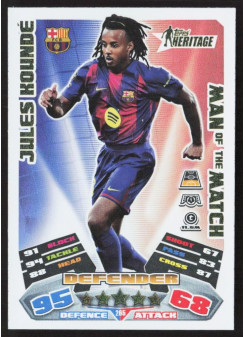Jules Kounde, Kartička, 2025-26 Topps Match Attax EXTRA UEFA Champions League, INSERT