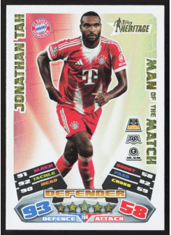 Jonathan Tah, Kartička, 2025-26 Topps Match Attax EXTRA UEFA Champions League, INSERT