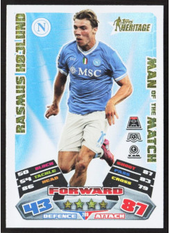 Rasmus Højlund, Kartička, 2025-26 Topps Match Attax EXTRA UEFA Champions League, INSERT