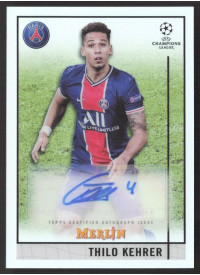 Thilo Kehrer, Kartička, Topps Merlin Chrome UEFA Club Competitions 2020-2021, AUTOGRAPH
