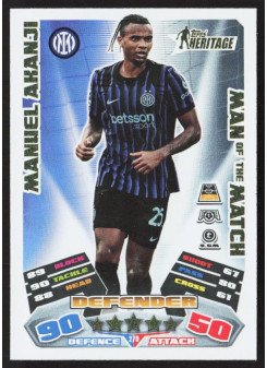 Manuel Akanji, Kartička, 2025-26 Topps Match Attax EXTRA UEFA Champions League, INSERT