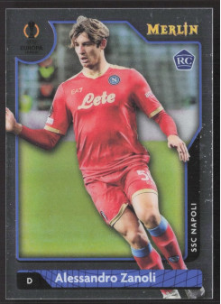Alessandro Zanoli, Kartička, Topps Merlin Chrome UEFA Club Competitions 2021-2022, BASE