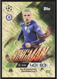 Alejandro Garnacho, Kartička, 2025-26 Topps Match Attax EXTRA UEFA Champions League, INSERT