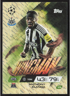 Anthony Elanga, Kartička, 2025-26 Topps Match Attax EXTRA UEFA Champions League, INSERT