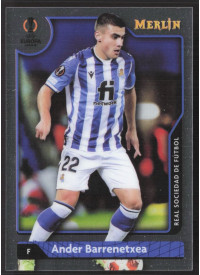 Ander Barrenetxea, Kartička, Topps Merlin Chrome UEFA Club Competitions 2021-2022, BASE