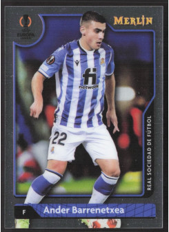 Ander Barrenetxea, Kartička, Topps Merlin Chrome UEFA Club Competitions 2021-2022, BASE