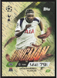 Mohammed Kudus, Kartička, 2025-26 Topps Match Attax EXTRA UEFA Champions League, INSERT