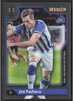 Jon Pacheco, Kartička, Topps Merlin Chrome UEFA Club Competitions 2021-2022, BASE