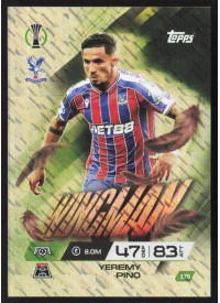Yeremy Pino, Kartička, 2025-26 Topps Match Attax EXTRA UEFA Champions League, INSERT