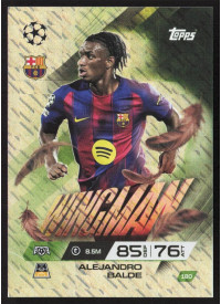 Alejandro Balde, Kartička, 2025-26 Topps Match Attax EXTRA UEFA Champions League, INSERT